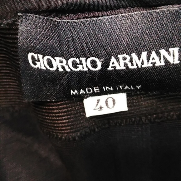 Giorgio Armani - Black Silk Strapless Coctail Dress - Size 8 (Eu 40) - Picture 9 of 10